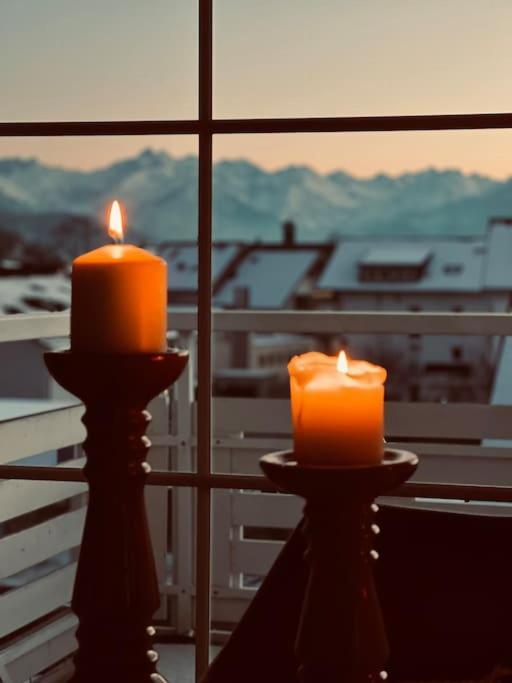 Penthouse Im Dachgeschoss Appartement Sonthofen Buitenkant foto